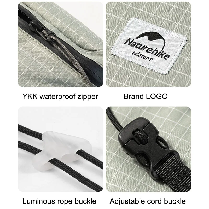Naturehike Multifunctional Chest Bag Ultralight Outdoor Casual Shoulder Bag Travel Waterproof Sport Hiking Fashion Messenger