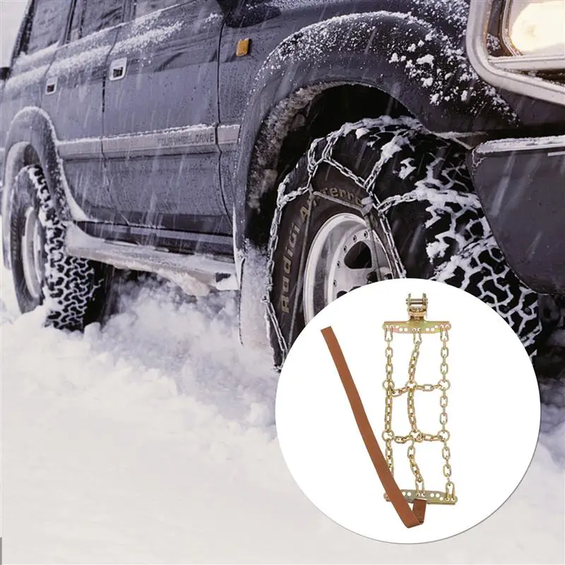 Car Snow Chain Anti Skid Tire Chain For Wheel Winter Driving Safety Parts Accessories