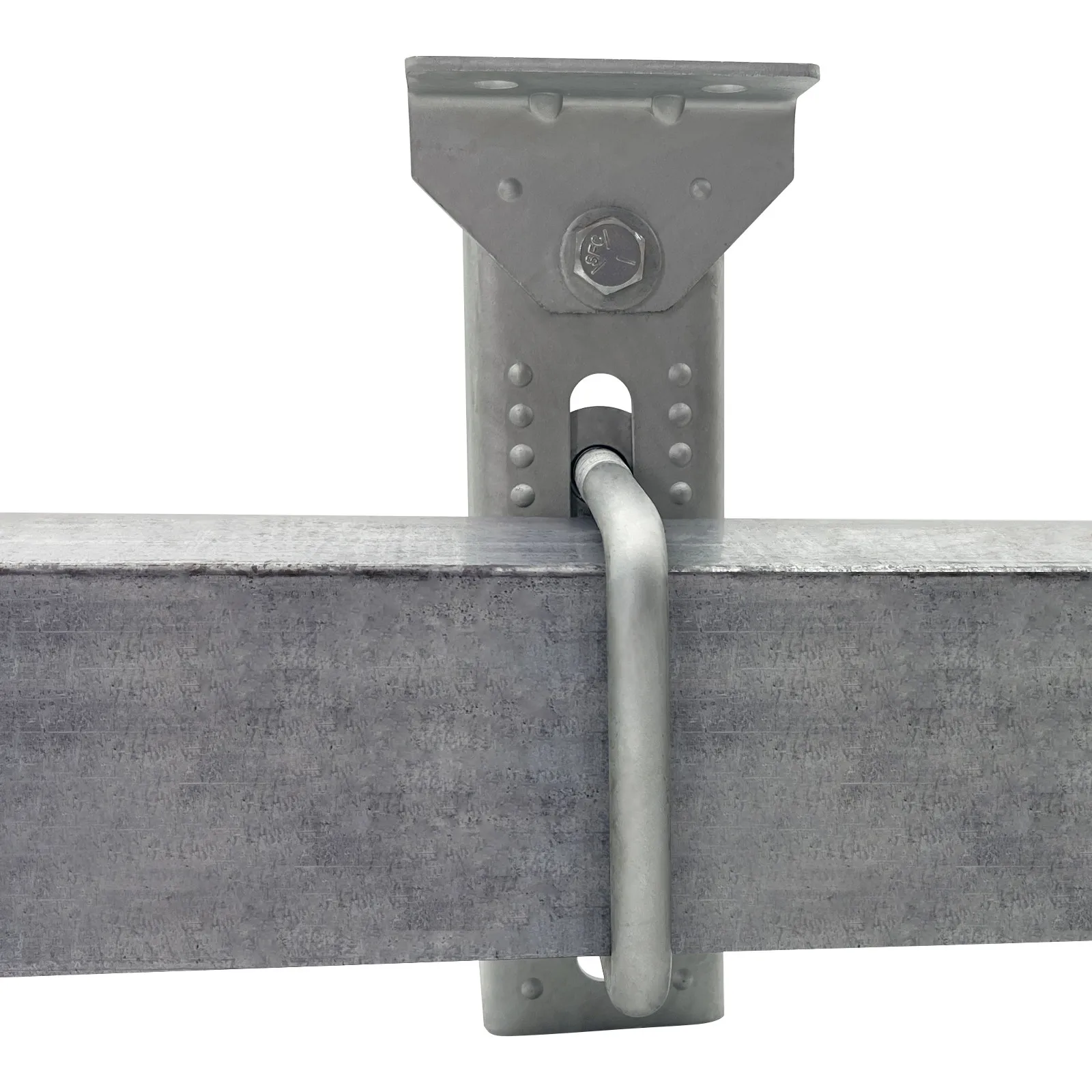 (4) 8" Swivel Bunk Bracket Kit with Hardware For Trailer Hardware Suitable For 3"x3" Boat Trailer Crossmember Cross Components