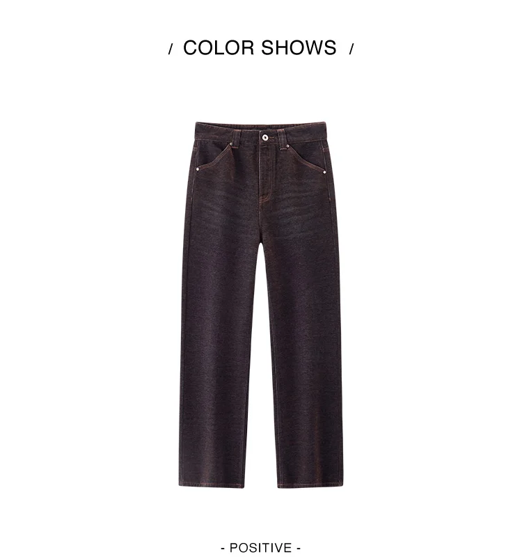 jeans med mellemhøj talje