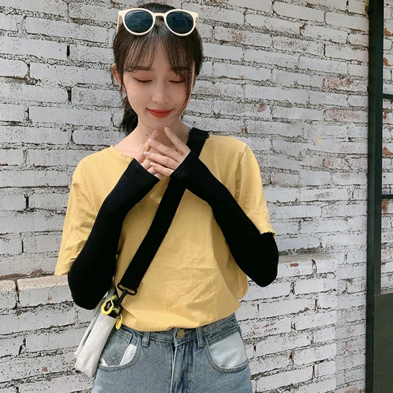 

Outdoor UV Protection Sun Sleeve Long Arm Cover Sports Running Golf Cycling Basketball Driving Fishing Sunscreen Arm Cover