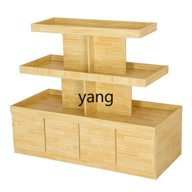 

Yjq Supermarket Zhongdao Display Stand Promotion Table Stationery Cosmetics Maternal and Infant Store round