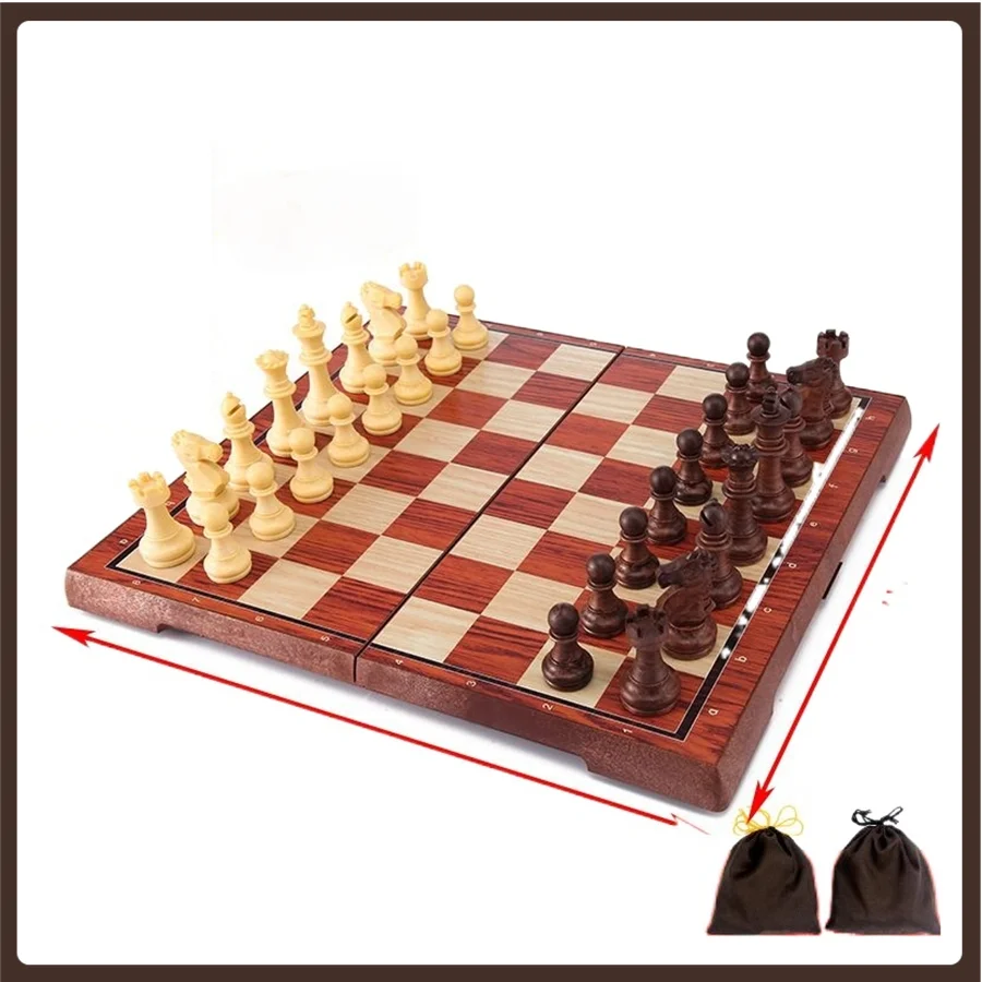 

International Chess King And Queen Educational Toys Plastic Tournament Chess Set Portable Pawns Kids Juegos Inteligencia Games