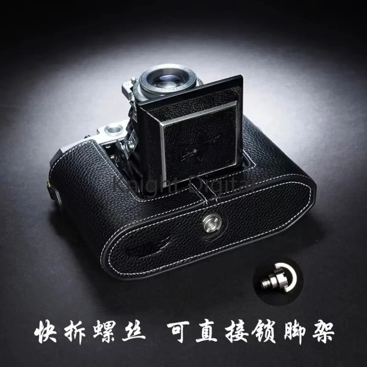 美品 マミヤ6 Mamiya6 ケース・グリップ付き 本革の牛革ケース,保護スリーブ,カメラ,写真,手作業,マミヤ6,6用