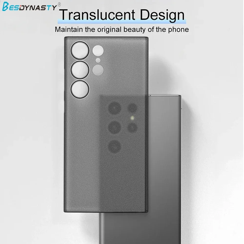 UltraThin 0.3mm Shockproof Transparent Case - Solid Color Clear Frosted Matte