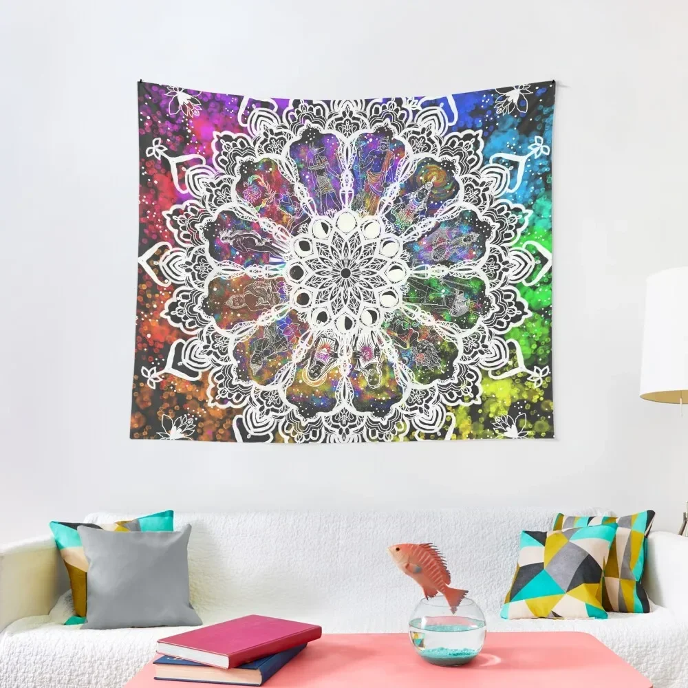 

Faith Mandala Tapestry Decoration Bedroom Carpet On The Wall Tapestry