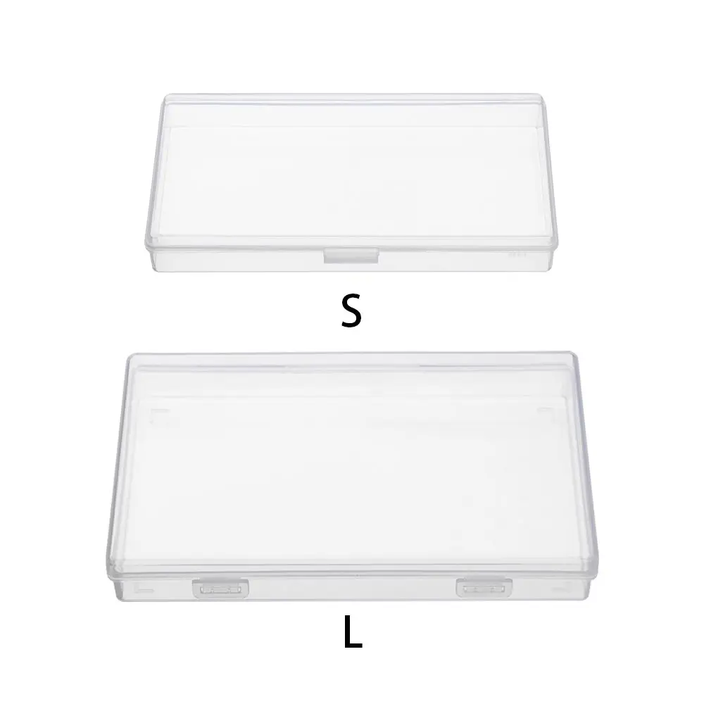Ins Desktop Organizer Sticker Tape Storage Box Pencil Box Transparent Desk Storage School Office Supplies