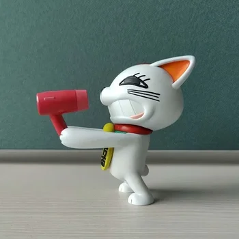 DanDaDan Turbo nonna gatto figure con phon 9 cm 3