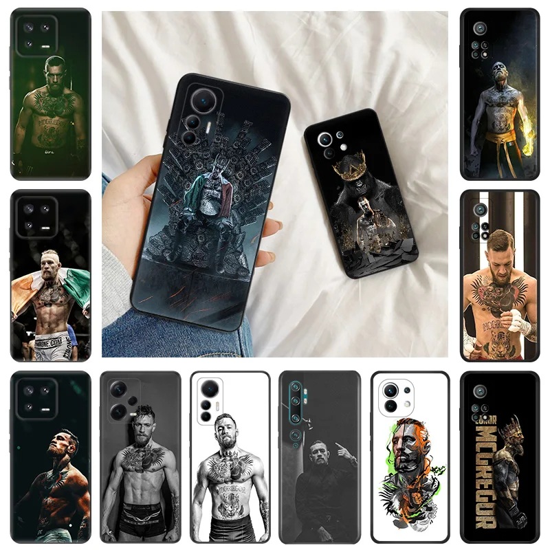 Custodia Morbida Per Xiaomi 13 Pro 12 12S Ultra 12X Mi 11 Lite 5G Note 10 9 Cc9 12T 11T 10T 9T Conor Mcgregor Cover Nera Per Telefono
