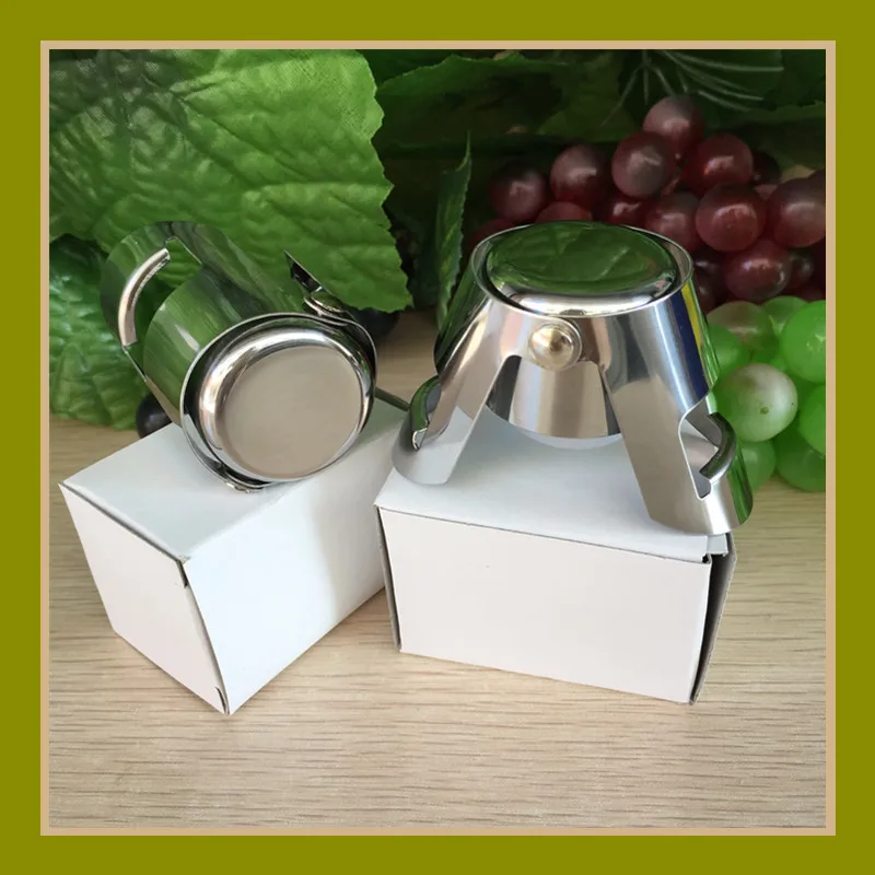1pcs Champagne Bottle Stopper Stainless Steel Sparkling Grape Wine Bottle Plug Vacuum Sealer Liquor Flow Stopper Cap Bar wine stopper,wine stoppers