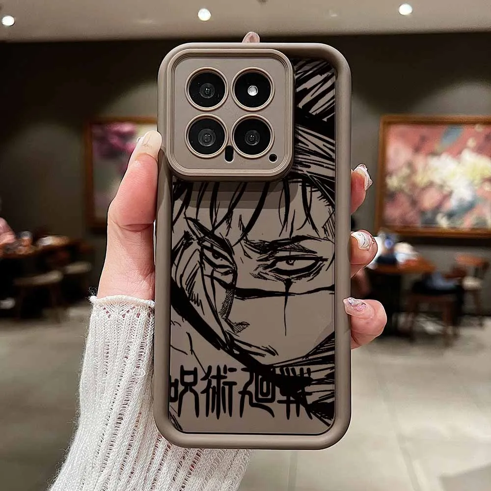 Capa Jujutsu Kaisen - acabamento e textura