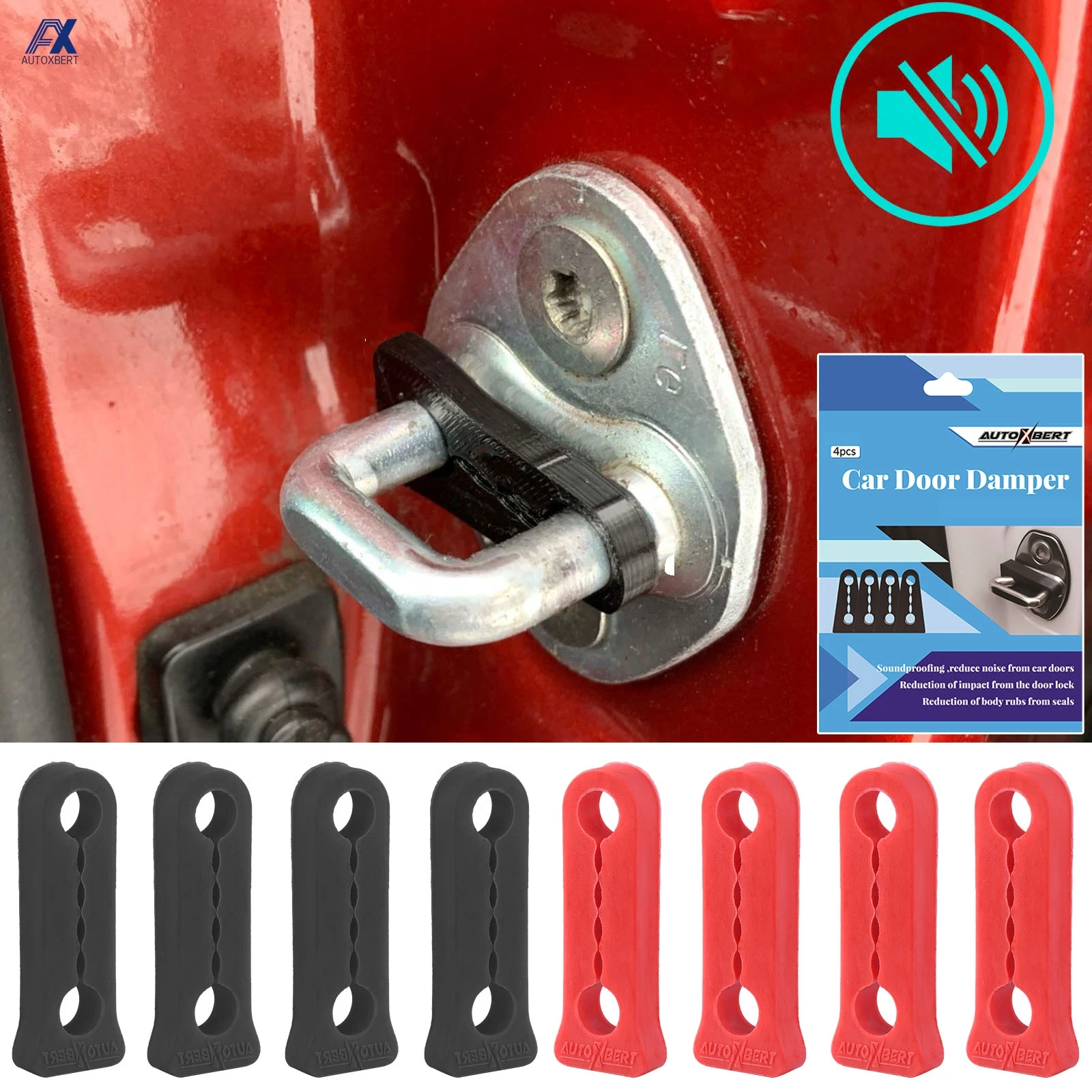 Shock Absorber Rubber For Honda CRV CIVIC Accord Jazz Fit Pilot Odyssey HRV BR-V Stream Freed Door Lock Striker Damping