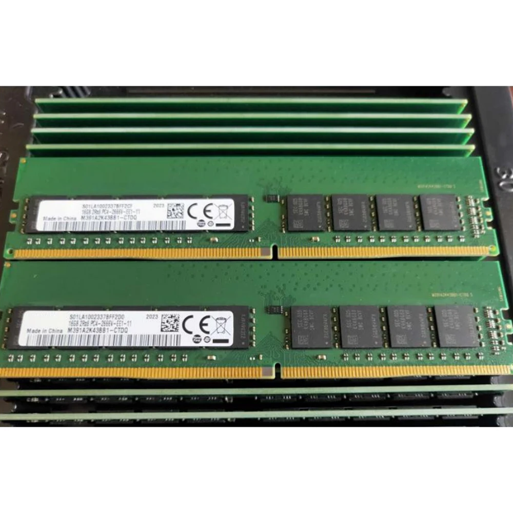 

1 Pcs 4ZC7A08699 01KR360 For Lenovo RAM 16G 16GB 2RX8 DDR4 2666 PC4-2666V ECC UDIMM Memory