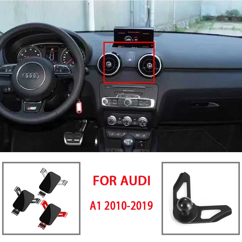 

Car Accessories For Audi A1 2010 2011 2012 2013-2019 Car Phone Holder Car Navigation Mobile Phone Holders Bracket Support GPS
