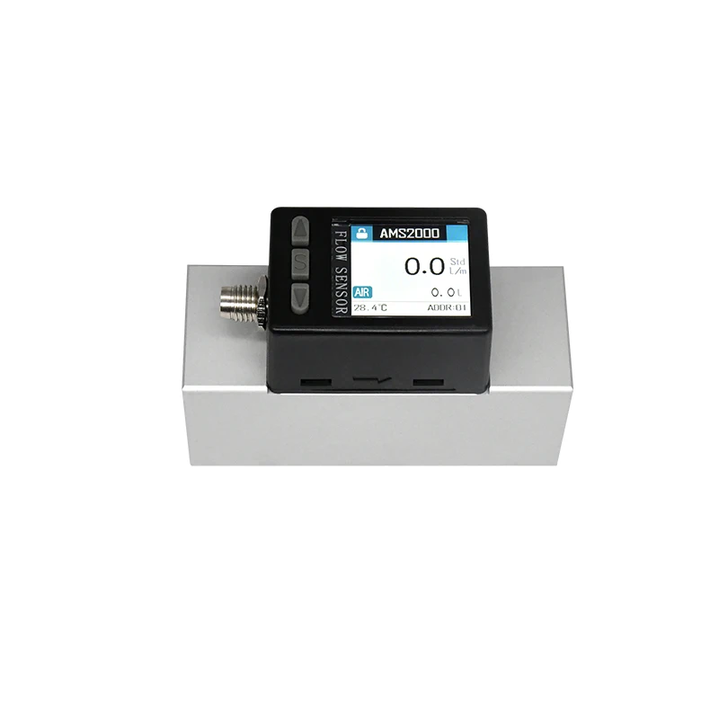 ASAIR AMS2000 지능형 디지털 열 가스 질량 유량계 산소 공기 0-500L/min