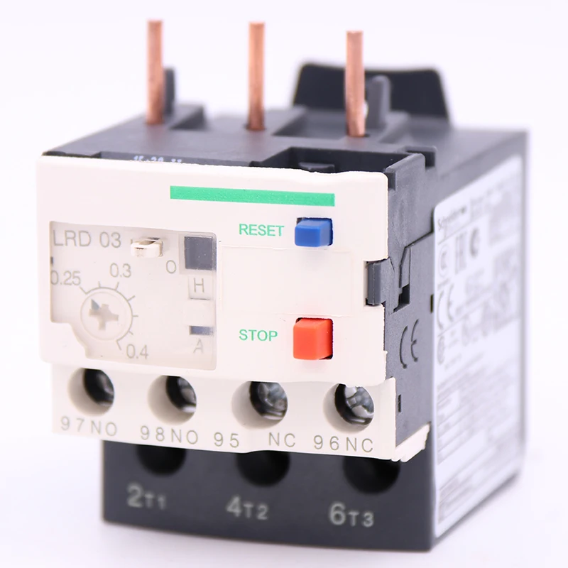 

LRD03 0.25-0.4A 1NO+1NC LR-D03 Screw clamp Differential Thermal overload relay