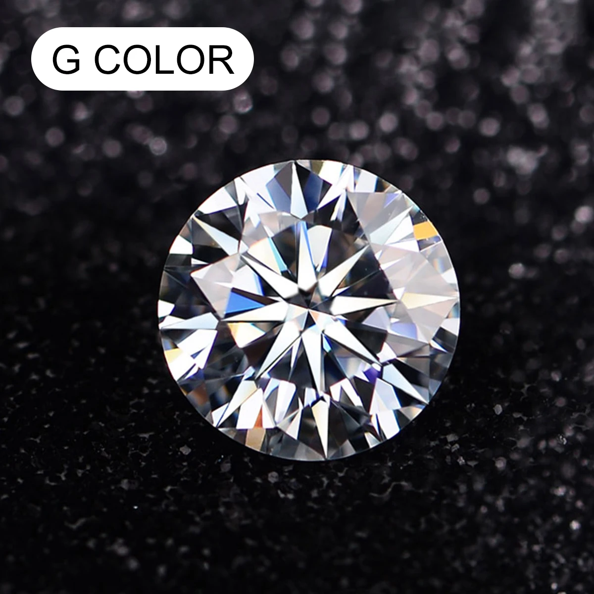 100% настоящие драгоценные камни камень Муассанит г цвет от 0.2ct до 5ct лабораторные