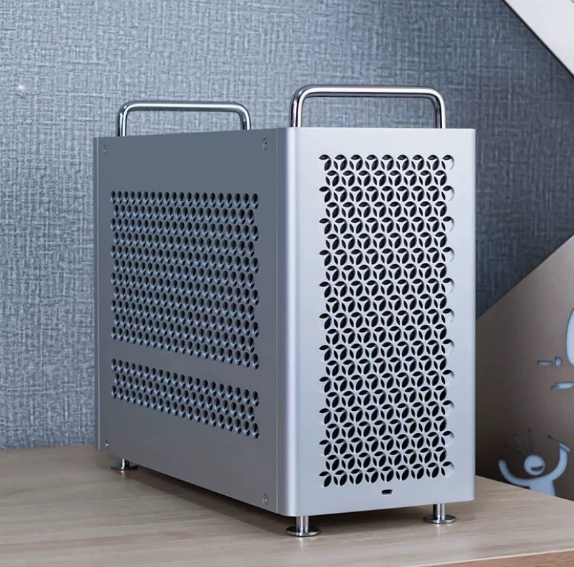 ZZAW B2Pro 올알루미늄 MATX 미니 컴퓨터 케이스 ATX/SFX 섀시..