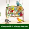 Bird Toys Handmade Bird Foraging Toys Fun Parakeet Toys Portable Parakeet Foraging Toy Parrot Chewing Toy Bird Parrot Toy 1x7.9 5