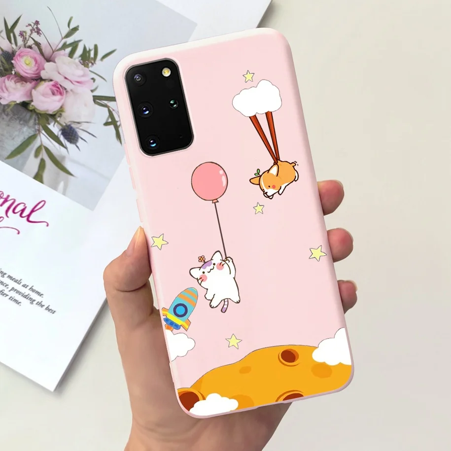 Cute Astronaut Cartoon Silicone Phone Case - Soft Protective Cover