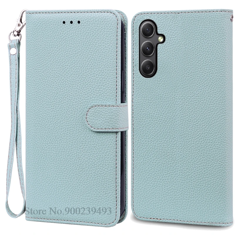 Elegant Leather Wallet Flip Case for Samsung Galaxy M35 5G