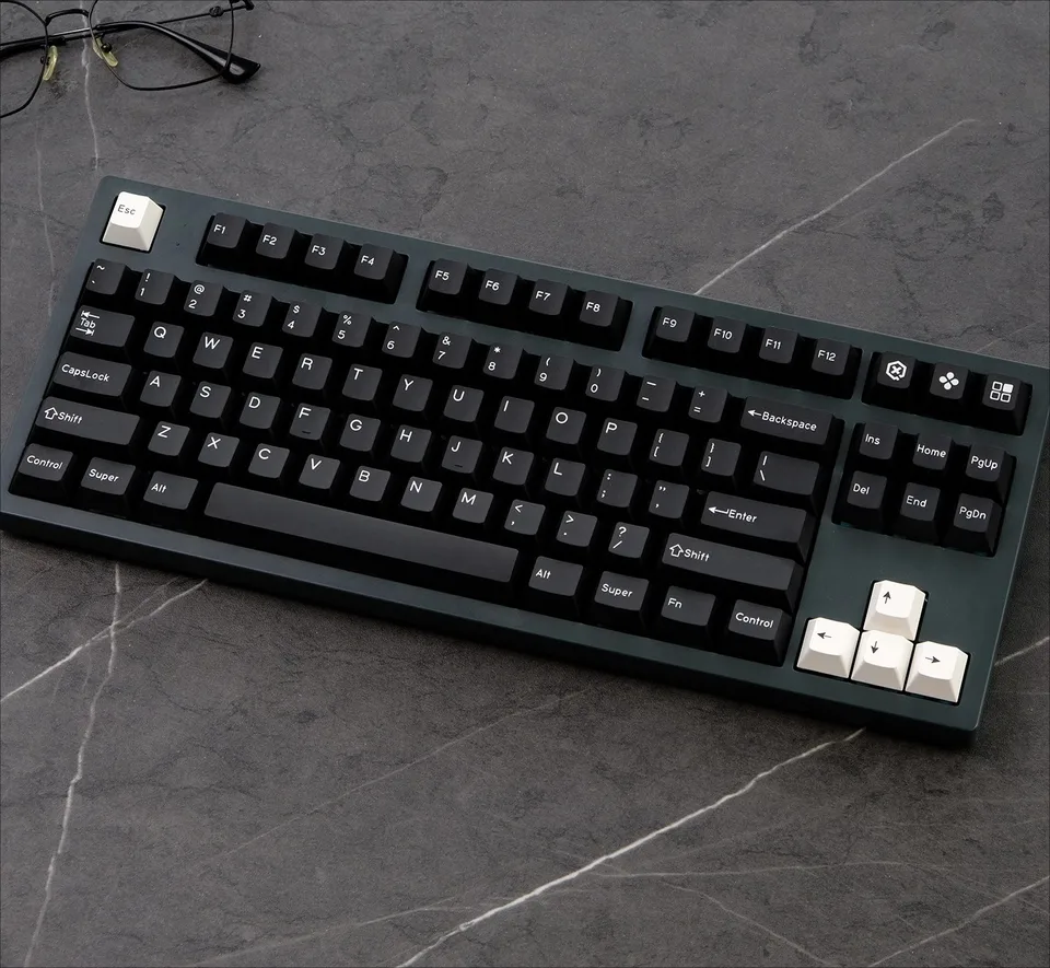 gmk wob キーキャップセット Amazon | ブラック ホワイト WOB キーキャップ セット 173 キー