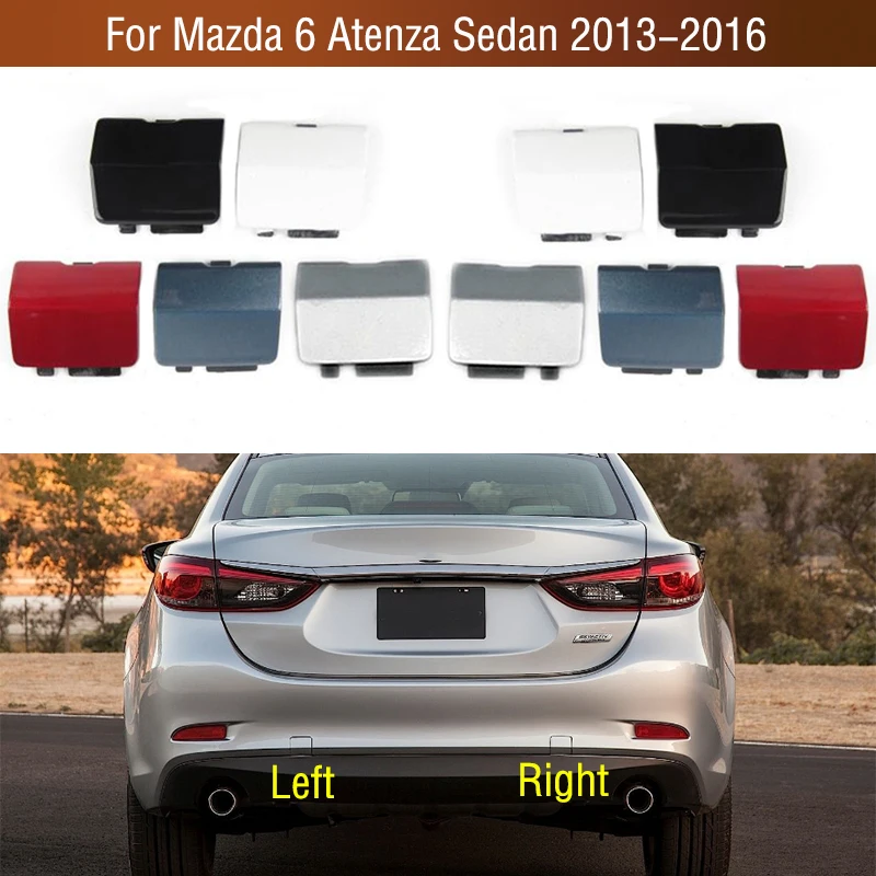 Paraurti Posteriore Per Auto Gancio Di Traino Coperchio Coperchio Rimorchio Rimorchio Sollevamento Occhiello Per Mazda 6 Atenza Berlina 2013 2014 2015