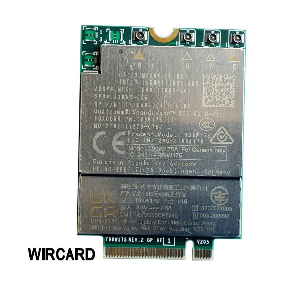 Snapdragon X55 4g 5g Faixas Módulo Cartão Sps L83053005 SA L83050-001 para hp 840 850 g8 T99w175 - Imagem 3