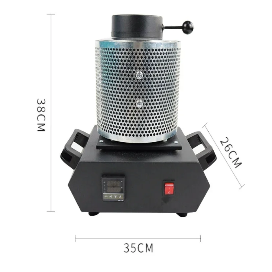 

Hot Sale 2000C Degree High Frequency Small Portable Metal Induction Electric Melting Furnace With Kit