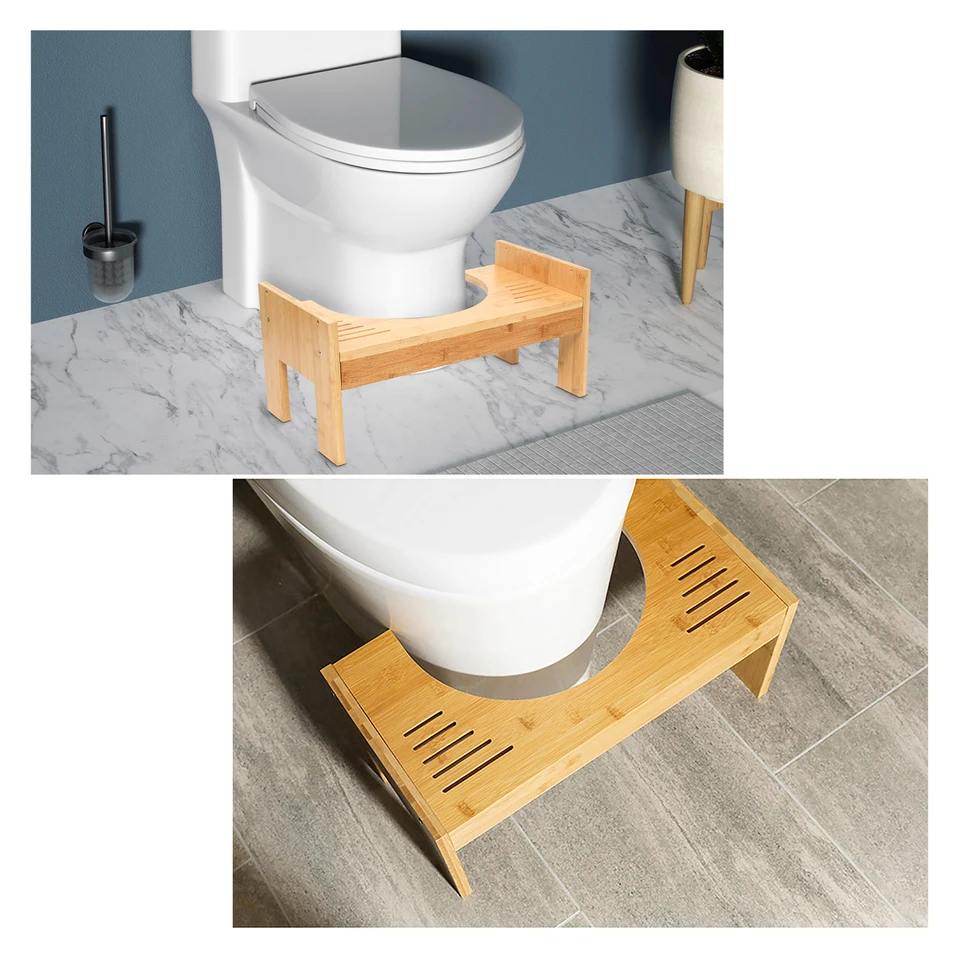 SGABELLO DA TOILETTE tozzo Sedia da vasino Mobile per bagno Comodo