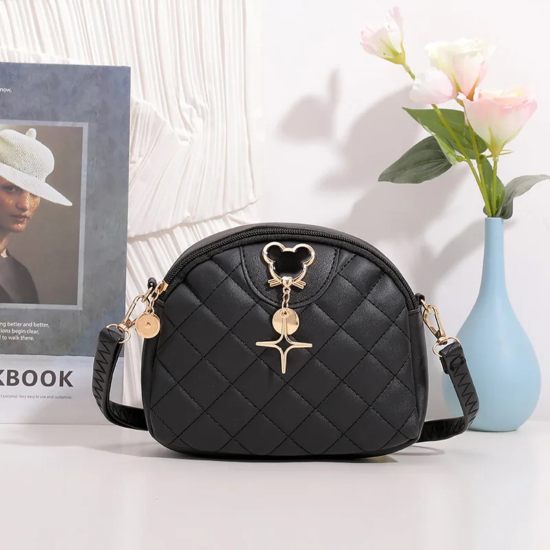 

Disney Women's Shoulder Bag Fashion Mickey Accessories Going Out Mobile Phone Change Key Storage PU Waterproof Crossbody Bag