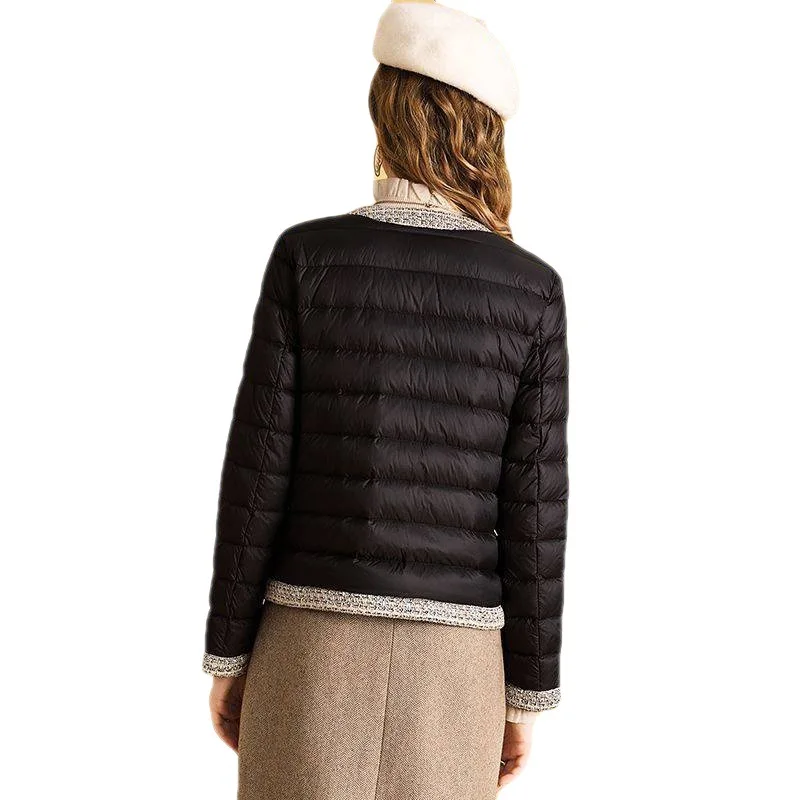 Fashion Celebrity Temperament Down Coat Women's Short New Autumn and Winter Small Fragrance White Duck Down Coat