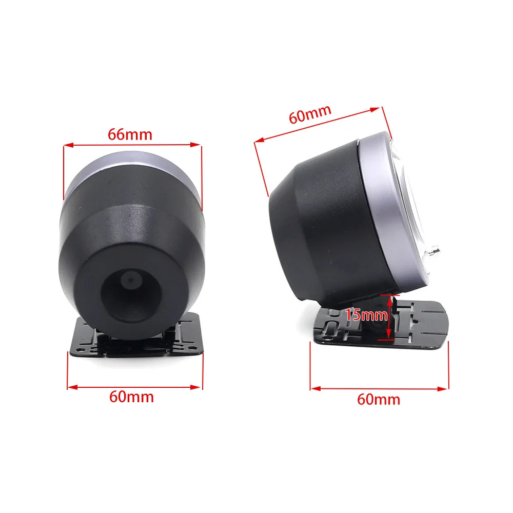 3,0 BAR 60 mm 2,5'' Boost Turbo Gauge Weiß & Bernstein Dual-LED-Display mit Spitzenwarnung & einstellbarem Controller-Kit – Detail 13