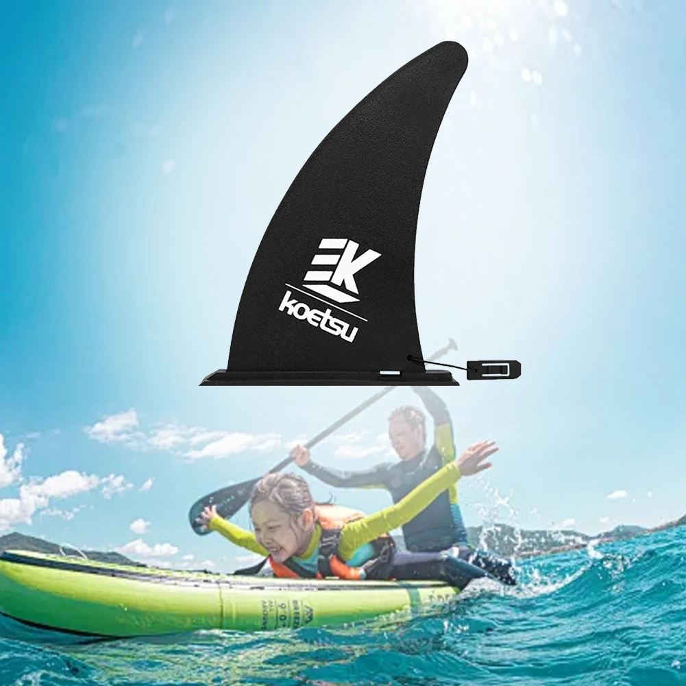 Pinna per Tavola da Surf 4.5/8/9/9.5/10 Pollici, Accessori SUP, Pinna Scorrevole per Stand Up Paddle Board, Pinna Staccabile per Surf e Onde, Stabilizzatore - immagine 5