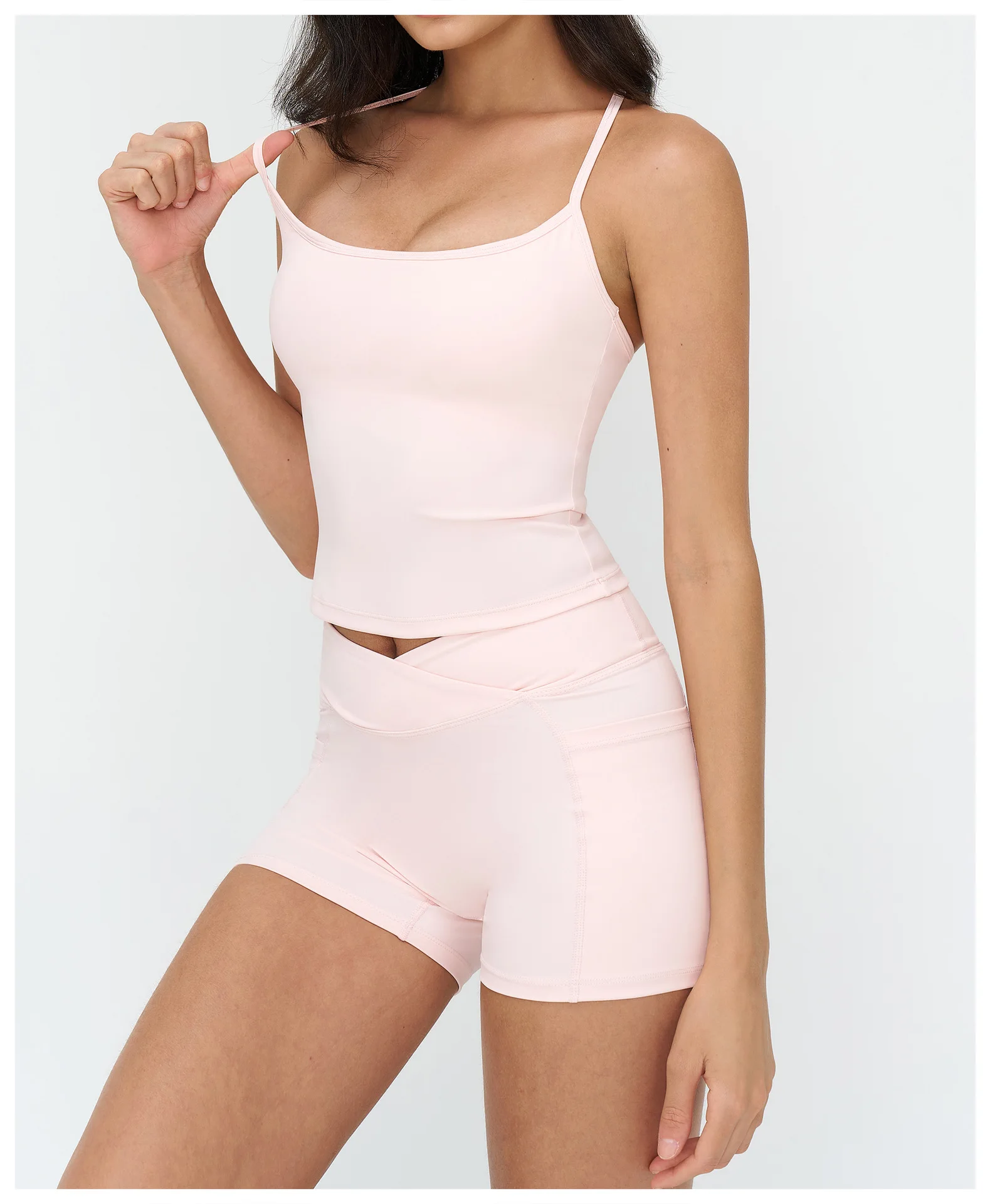 Débardeur Yoga Push-Up Col Carré