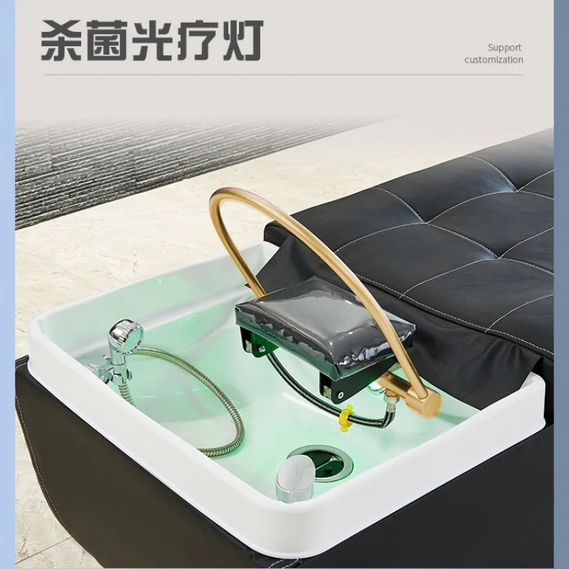 Description Picture 4 of itemWater Therapy Hair Washing Bed Head Spa Sink Shower Head Stylist Shampoo Chair Salon Silla Peluqueria Salon Furniture MQ50SC