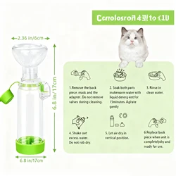 Pet Medication Nebulizer with Breathing Indicator - Handheld Device (Cats use)
