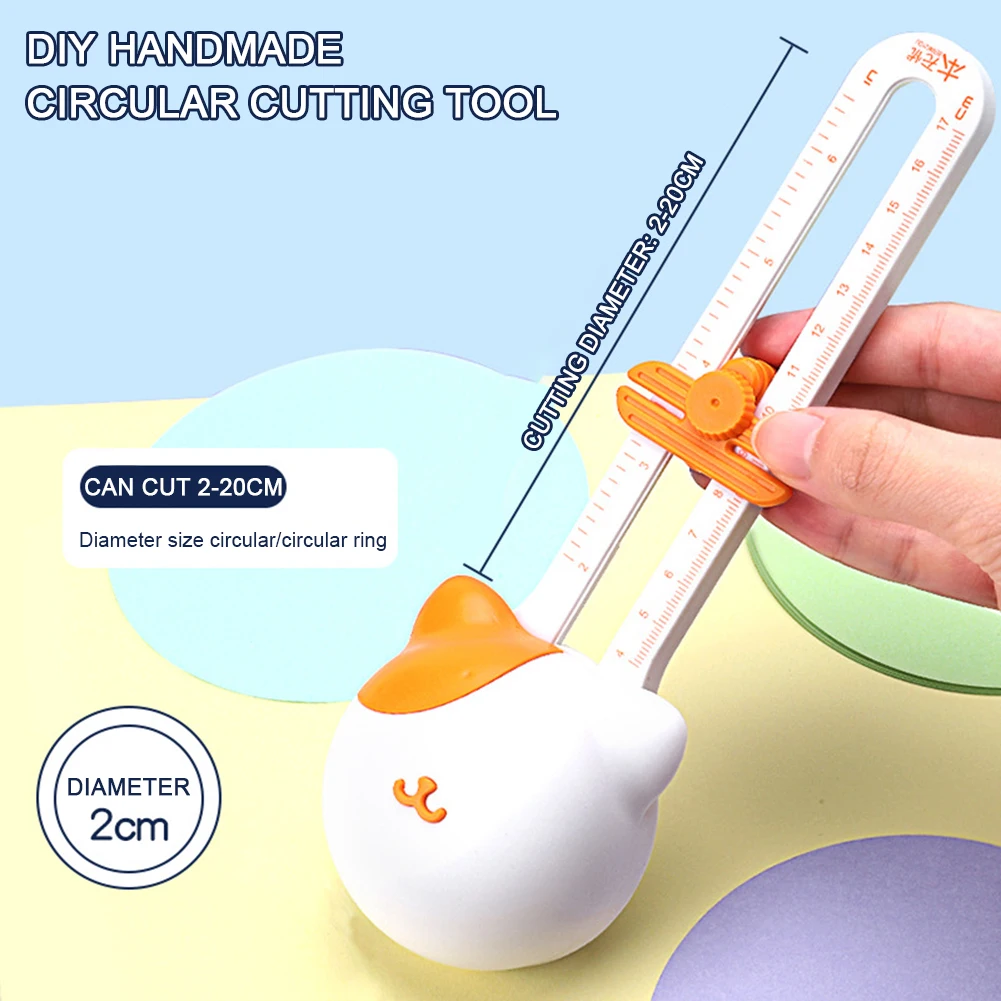 360&deg; Rotary Adjustable Circular Cutting Tools for Journal Photo Scrapbooking paper cutter circular cutter