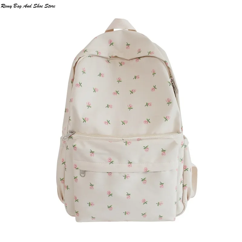 

Women Backpacks Fashion Bag Floral for Waterproof Nylon Rucksacks Teenager Large Capacity Student School Travel Gifts