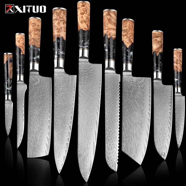 Stainless Steel Paring Knives Scissors  Xituo Kitchen Knives Set Chef  Knife - Knife Sets - Aliexpress
