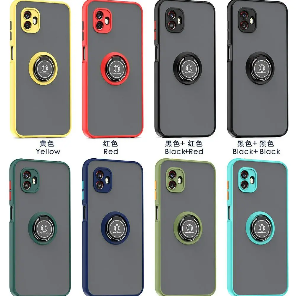 Case for Samsung Galaxy X Cover 6 Pro Case Ring Translucent Shockproof Silicone Frame Cover for Samsung XCover 6Pro Case 6