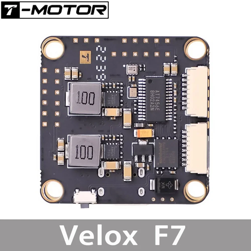 

T-MOTOR velox f7 Многофункциональный упаковщик, фристайл, кинематографический Контроллер полета stm32f722 3-6s 30,5*30,5 мм/4 мм для гоночного дрона RC Fpv