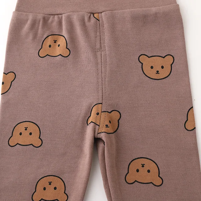 Pigiamino Neonato In Cotone 100% - Set Manica Lunga Con Top E Pantaloni, Cartoon, 0-4 Anni