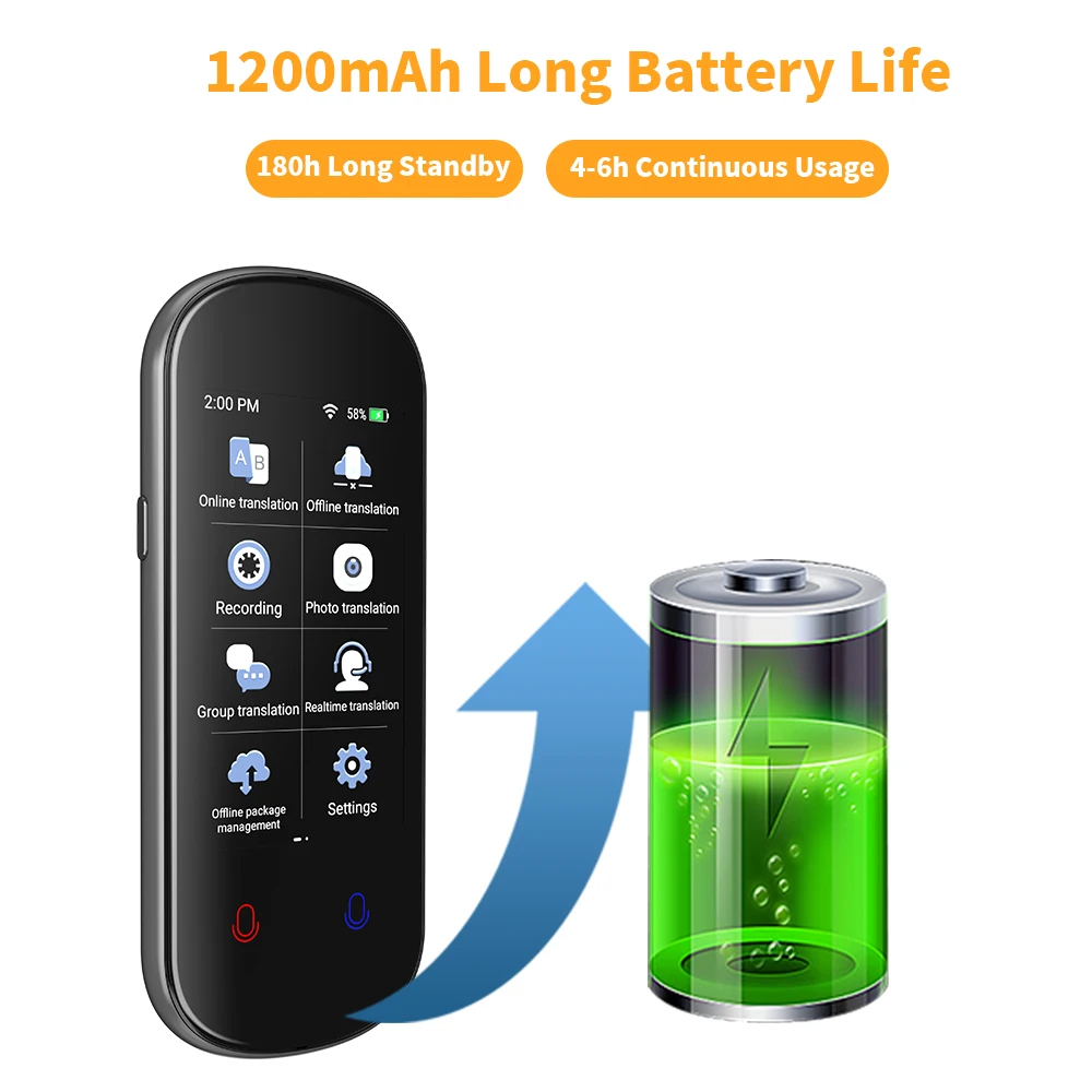 17 Languages Offline Intelligent Translator for Global Travelers with Real-time Voice Recording and Text Translation Functions voice translator language translator
