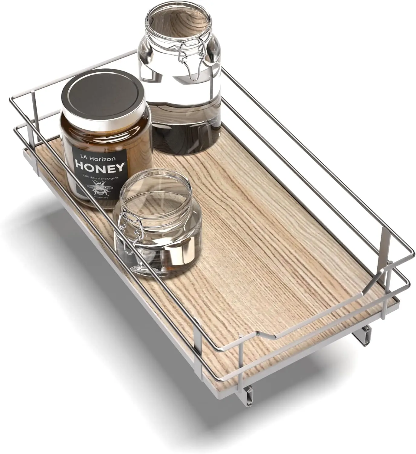 

Tier Organizer, Kitchen Under Sink Storage, Pantry Organizers and Storage, Pull Out Cabinet Shelf Organizer, 11\u201DW x 21\u201