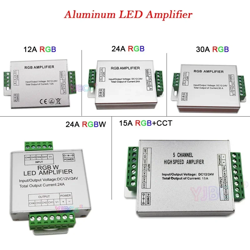 RGB RGBW     Ʈѷ, RGB + CCT LED Ʈ , ˷̴, 12V, 24V DC, 12A, 15A, 24A, 30A
