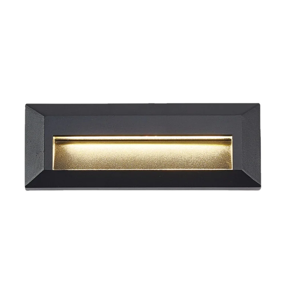 LED Wall Lamp 6W LED Outdoor Indoor External Wall Sconces Light Waterproof Fixture Decks Step Stair Pathway Yard Surface Mount Footlight Lamp led light led wall lamp wall light