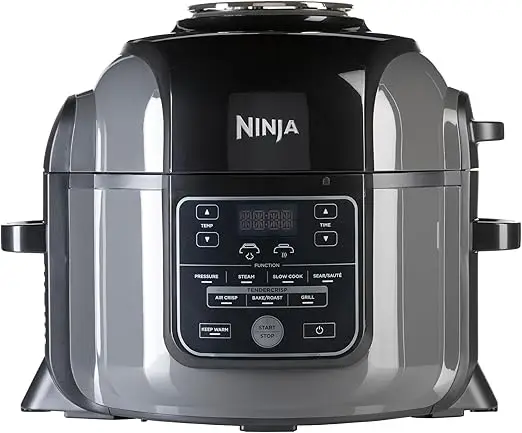 Ninja Foodi Multicooker, 7 in 1, 6L, 9 funzioni di Cottura, Pentola a Pressione, Friggitrice ad Aria, Cottura Lenta, Griglia e A