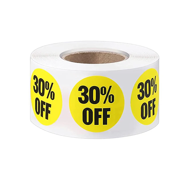 500pcs Discount Promotion Stickers