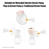 3PCS Breast Milk Pump Flange Inserts Breast Converter Practical Breast Pump Replacement 17mm 19mm 21mm 4